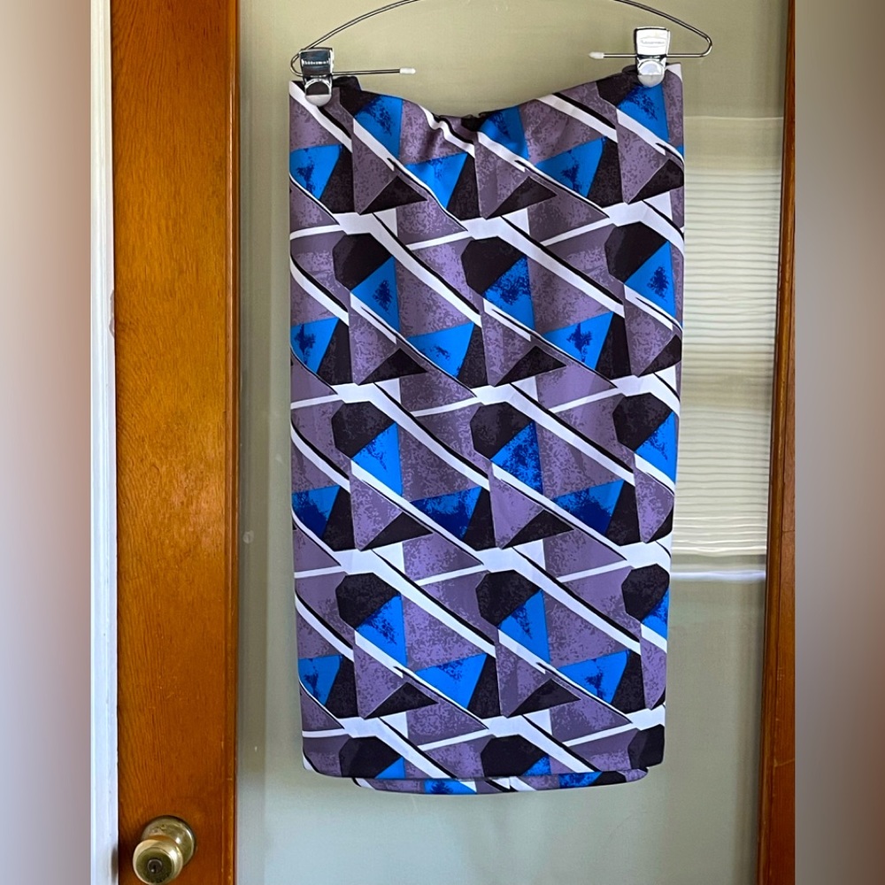 Eloquii pencil skirt neoprene print